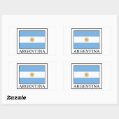 Sticker Rectangulaire Argentine (Feuille)