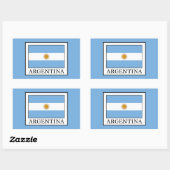 Sticker Rectangulaire Argentine (Feuille)