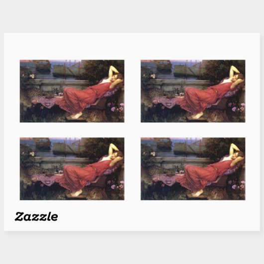 Sticker Rectangulaire Ariane (Feuille)