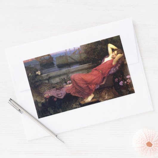 Sticker Rectangulaire Ariane (Enveloppe)