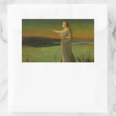 Sticker Rectangulaire Ariane à Naxos John Atkinson Grimshaw (Sac)