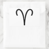Sticker Rectangulaire Aries (Sac)
