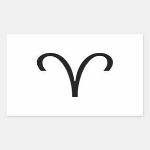 Sticker Rectangulaire Aries