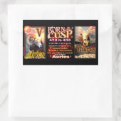 Sticker Rectangulaire Aries Taurus zodiac Cusp par valxart (Sac)