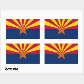 Sticker Rectangulaire Arizona (Feuille)