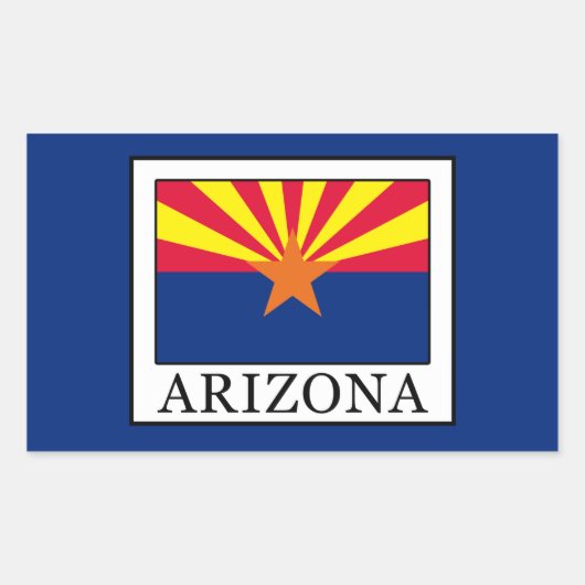 Sticker Rectangulaire Arizona (Devant)