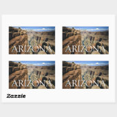 Sticker Rectangulaire Arizona | Parc national du Grand Canyon (Feuille)