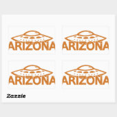 Sticker Rectangulaire Arizona UFO (Feuille)