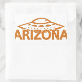 Sticker Rectangulaire Arizona UFO (Sac)