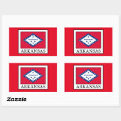 Sticker Rectangulaire Arkansas (Feuille)