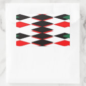 Sticker Rectangulaire Arlequin Jokers Deck (Sac)