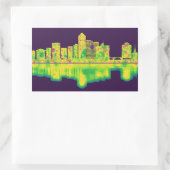 Sticker Rectangulaire Arlington Texas Skyline (Sac)