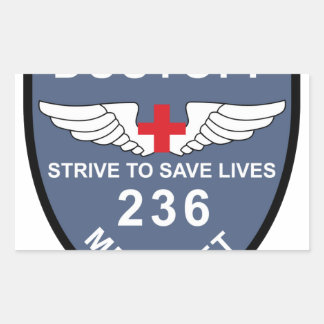 Sticker Rectangulaire ARMÉE 236e détachement Médicale de l'aviation Pa m