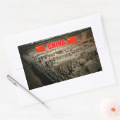 Sticker Rectangulaire Armée de terre de CHINE (Enveloppe)