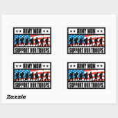 STICKER RECTANGULAIRE ARMÉE MOM (Feuille)