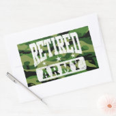 Sticker Rectangulaire Armée retraitée (Enveloppe)