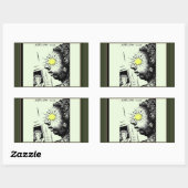 Sticker Rectangulaire Arménien Dit (Feuille)