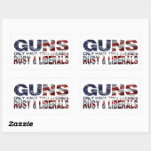 STICKER RECTANGULAIRE ARMES (Feuille)
