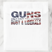 STICKER RECTANGULAIRE ARMES (Sac)