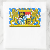 Sticker Rectangulaire Armoiries de Bavière (Sac)