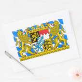 Sticker Rectangulaire Armoiries de Bavière (Enveloppe)