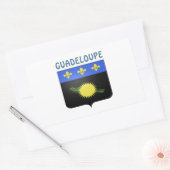 Sticker Rectangulaire Armoiries De Guadeloupe (Enveloppe)