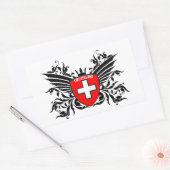 Sticker Rectangulaire Armoiries de la Suisse (Enveloppe)