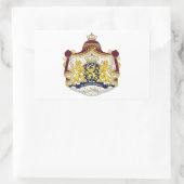 Sticker Rectangulaire Armoiries de Pays-Bas (Sac)