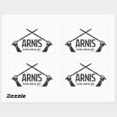 Sticker Rectangulaire Arnis astig (Feuille)