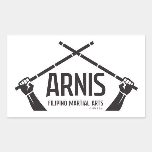 Sticker Rectangulaire Arnis astig (Devant)