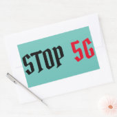 Sticker Rectangulaire Arrêter 5G (Enveloppe)