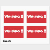 STICKER RECTANGULAIRE ARRÊTER L'ÉTIQUETTE SIGNIFICATIVE D'ARRÊT (Feuille)