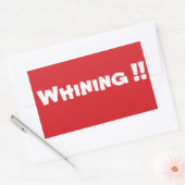 STICKER RECTANGULAIRE ARRÊTER L'ÉTIQUETTE SIGNIFICATIVE D'ARRÊT (Enveloppe)