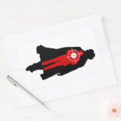 Sticker Rectangulaire Arrêtez Son Coeur (Enveloppe)