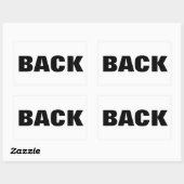 STICKER RECTANGULAIRE ARRIÈRE (Feuille)