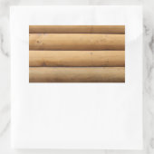 Sticker Rectangulaire Arrière - plan Cabine du journal des faux (Sac)