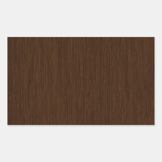 Sticker Rectangulaire Arrière - plan de bois gris foncé rustique (Devant)