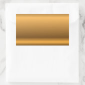 Sticker Rectangulaire Arrière - plan d'or (Sac)