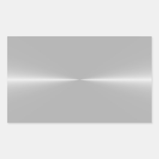 Sticker Rectangulaire Arrière - plan métallique brillant comme acier Mod (Devant)