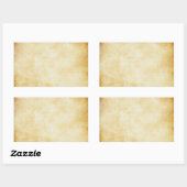 Sticker Rectangulaire Arrière-Plan | Papier parchemin (Feuille)