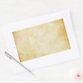 Sticker Rectangulaire Arrière-Plan | Papier parchemin (Enveloppe)