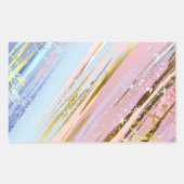 Sticker Rectangulaire Arrière - plan rose texturé (Devant)