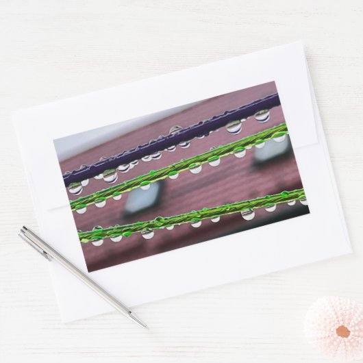 Sticker Rectangulaire Arrosage sur cordes (Enveloppe)