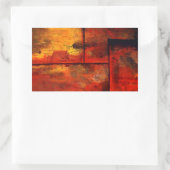 Sticker Rectangulaire Art Abstrait (Sac)