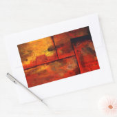 Sticker Rectangulaire Art Abstrait (Enveloppe)
