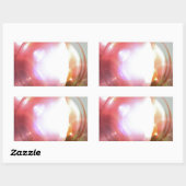 Sticker Rectangulaire Art Abstrait (Feuille)