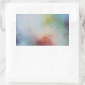 Sticker Rectangulaire Art Abstrait Moderne Personnalisé Modèle Vierge Co (Sac)