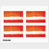 Sticker Rectangulaire Art Abstrait moderne - Style Rothko (Feuille)
