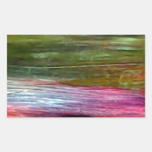 Sticker Rectangulaire Art accidentel (Devant)