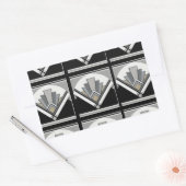 Sticker Rectangulaire Art Déco géométrique (Enveloppe)